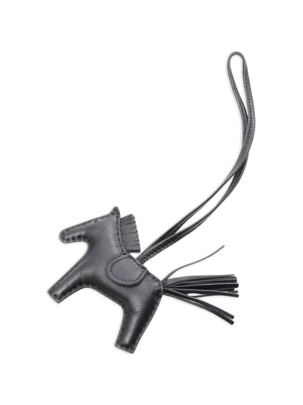 Hermès Pre-Owned 2020 PM Rodeo leather bag charm - Schwarz