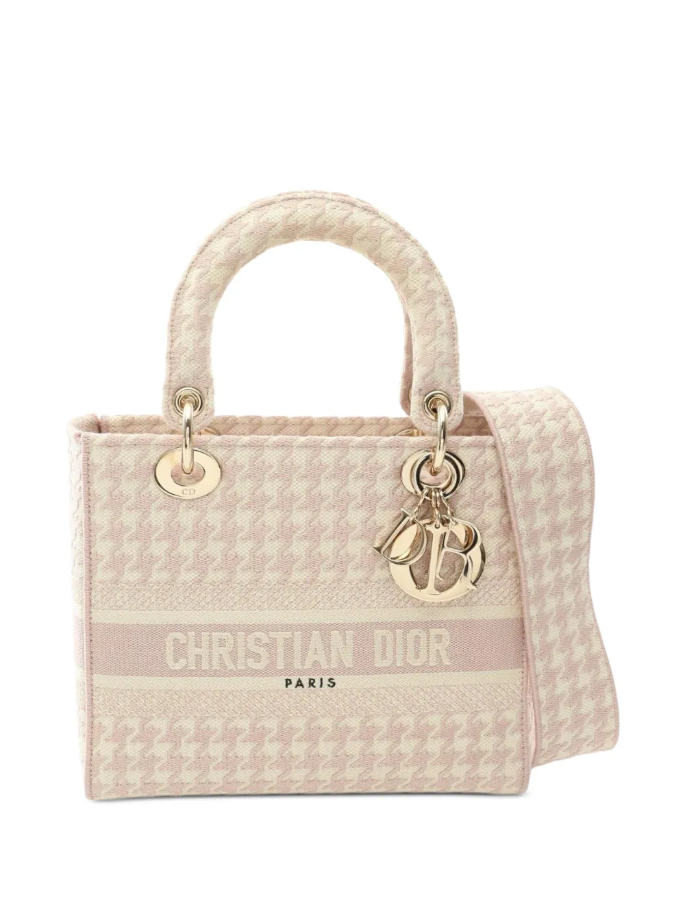 Christian Dior Pre-Owned 2010s medium Lady D-Lite two-way handbag - Rosa
