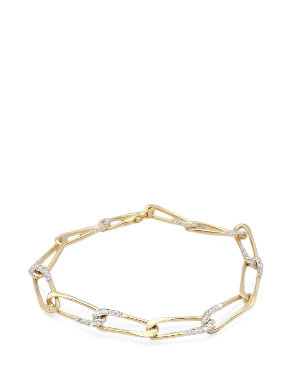 Cartier 2010s diamond link bracelet - Oro