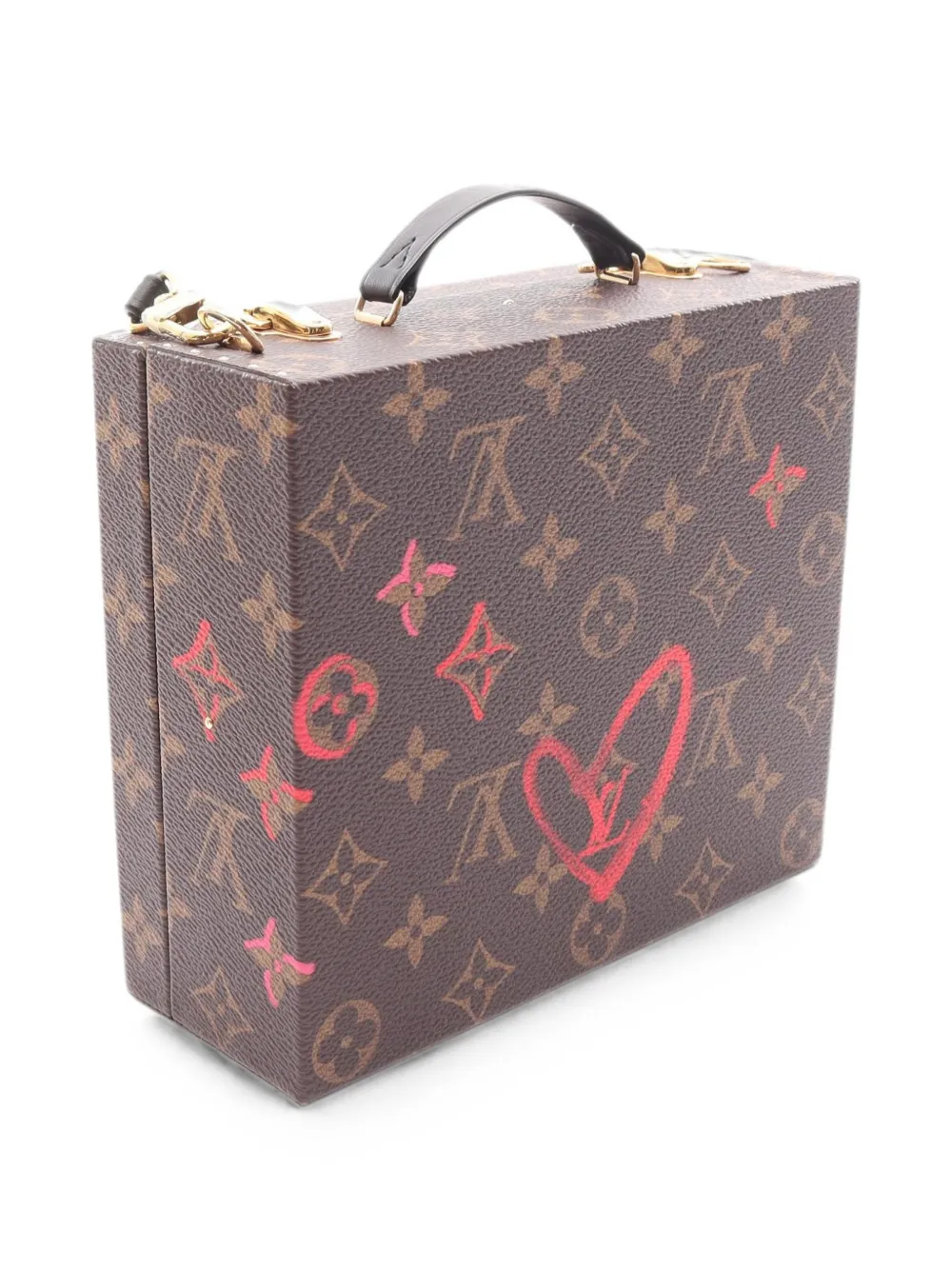 Louis Vuitton Pre-Owned 2021 Falling in Love Monogram mini-tas Bruin