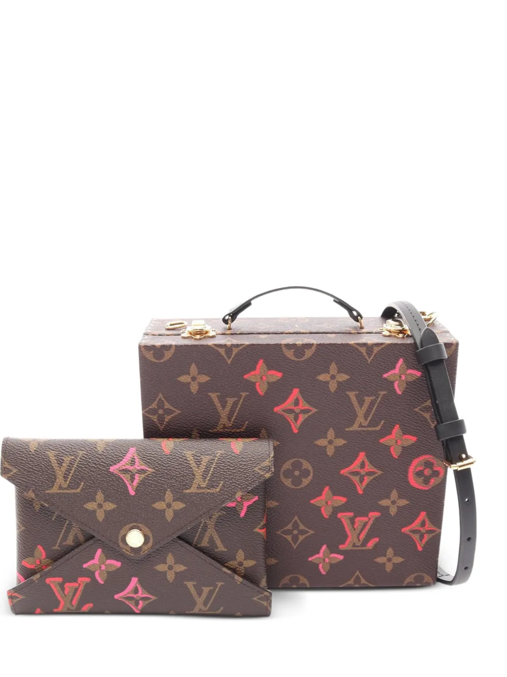 Louis Vuitton Pre-Owned 2021 Falling in Love Monogram mini bag - Brown