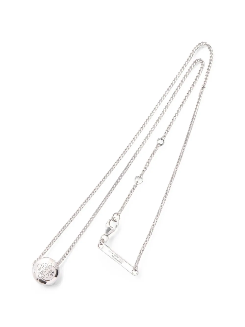 Loewe Pre-Owned 2020s Pebble necklace - Silver