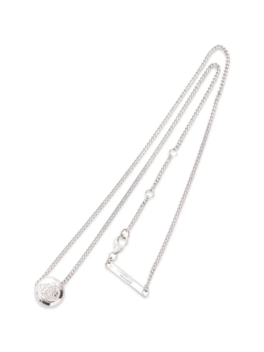 Loewe Pre-Owned 2020s Pebble necklace - Argento