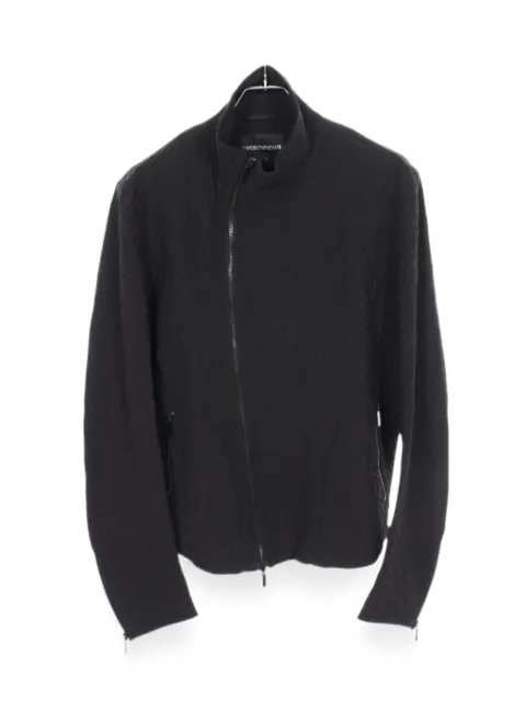 Emporio Armani Pre-Owned patterned zip-up jacket