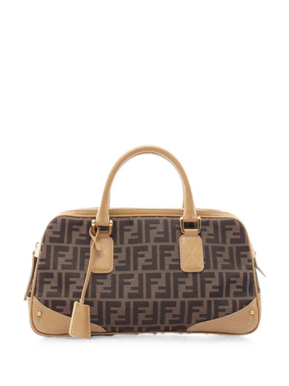 Fendi Pre-Owned 2010s Zucca Boston bag - Brown