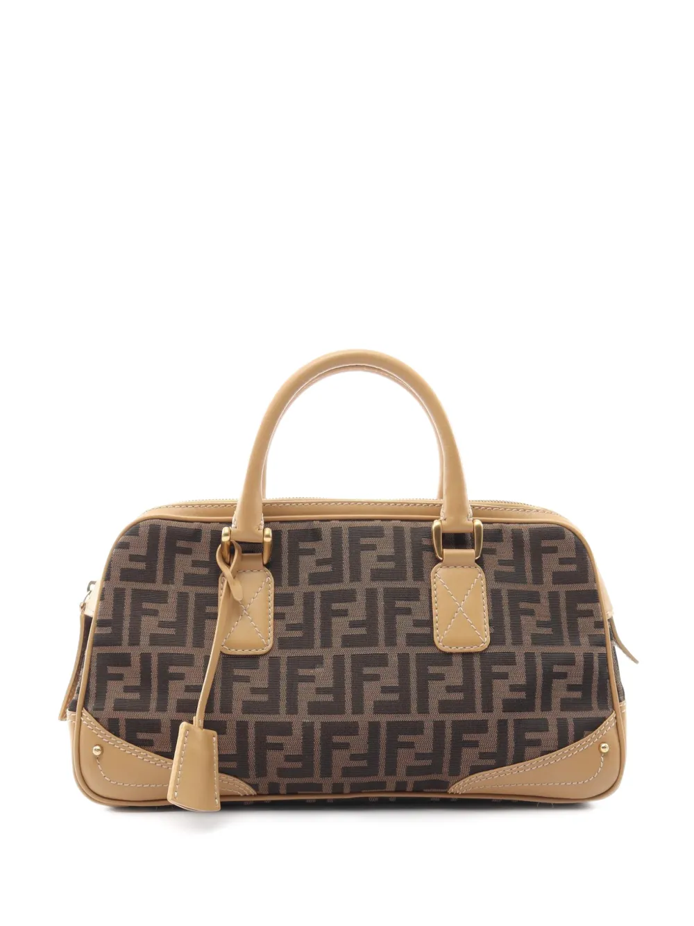 Fendi Pre-Owned 2010s Zucca Boston bag - Marrone