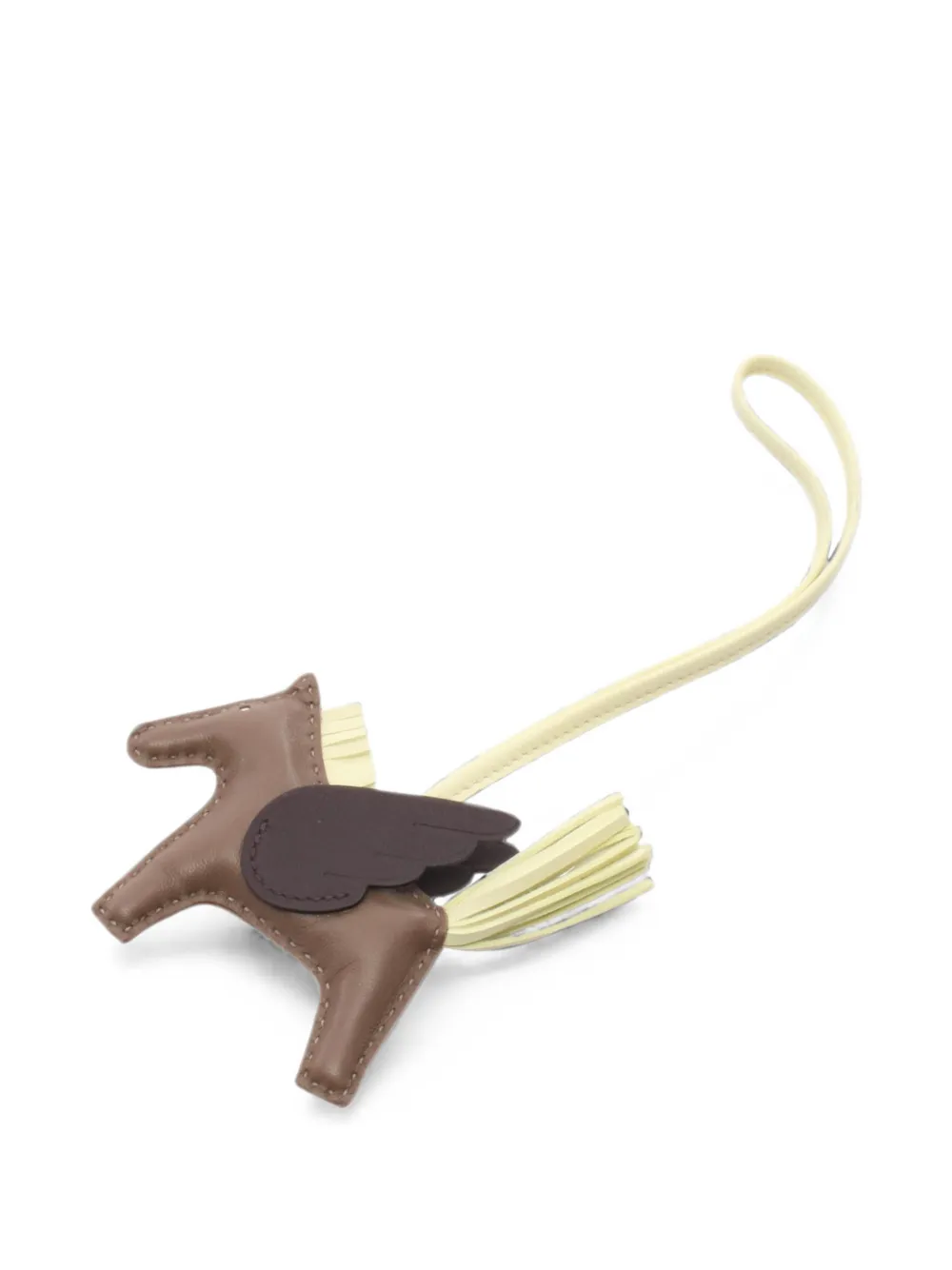 Hermès Pre-Owned 2024 PM Rodeo Pegasus bag charm - Braun