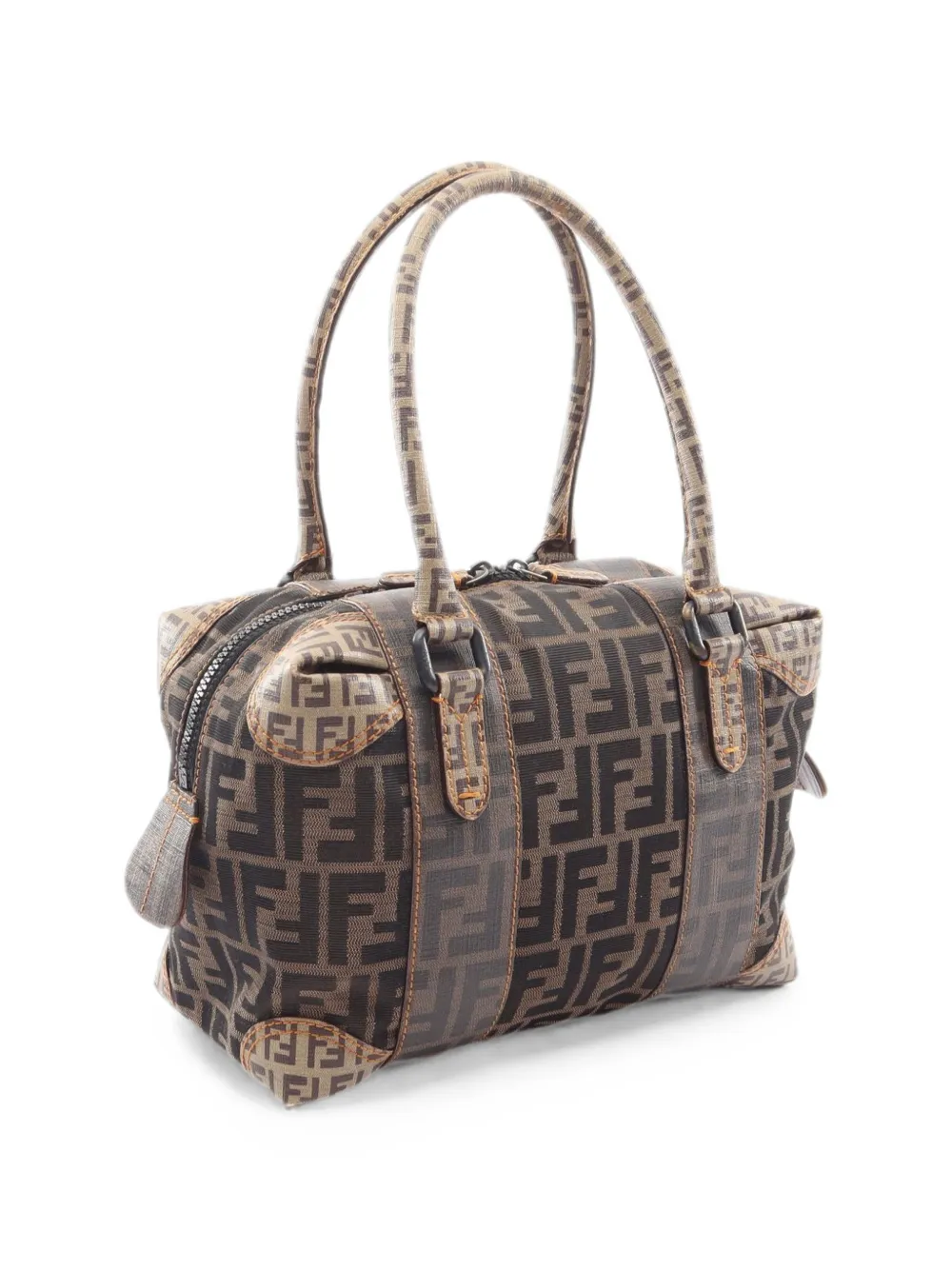 Fendi Pre-Owned 2000s Zucca handbag Bruin