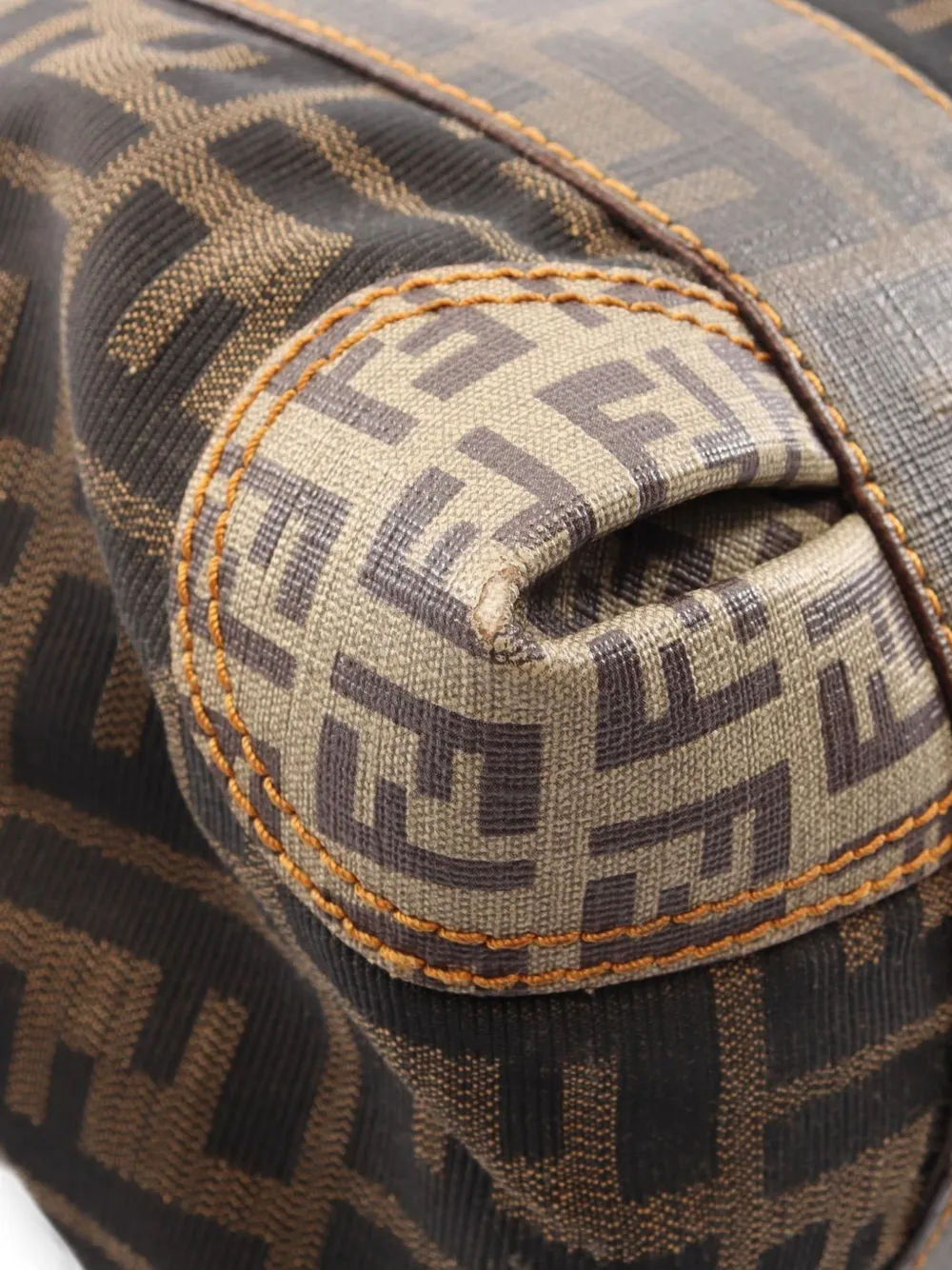 Fendi Pre-Owned 2000s Zucca handbag Bruin