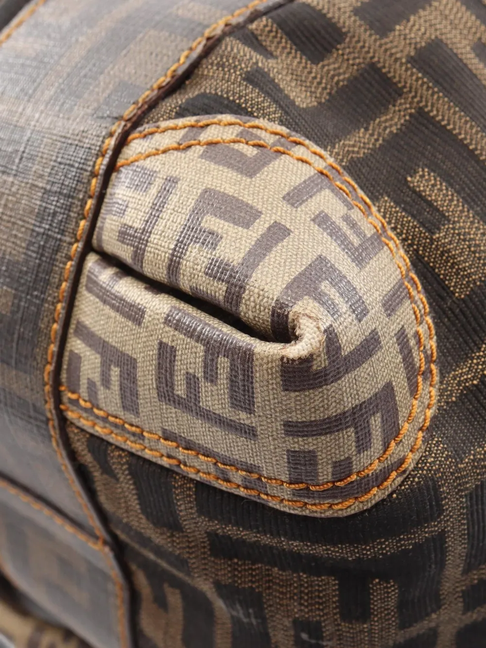 Fendi Pre-Owned 2000s Zucca handbag Bruin