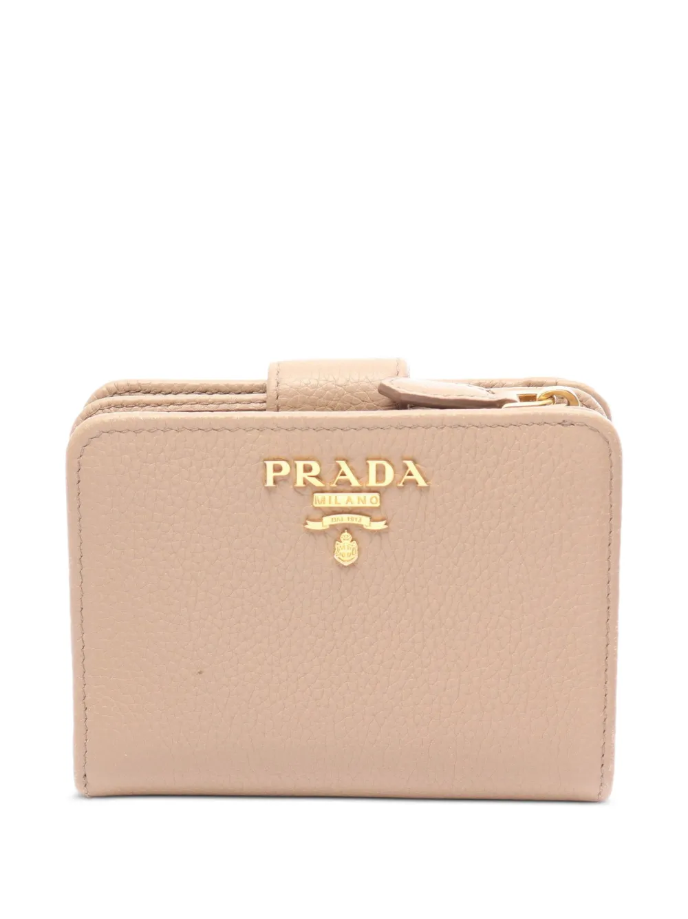 Prada Pre-Owned 2000s bi-fold leather wallet - Nude