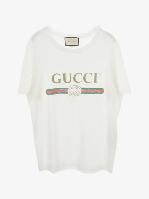 Gucci Pre-Owned 2010s logo-print T-shirt