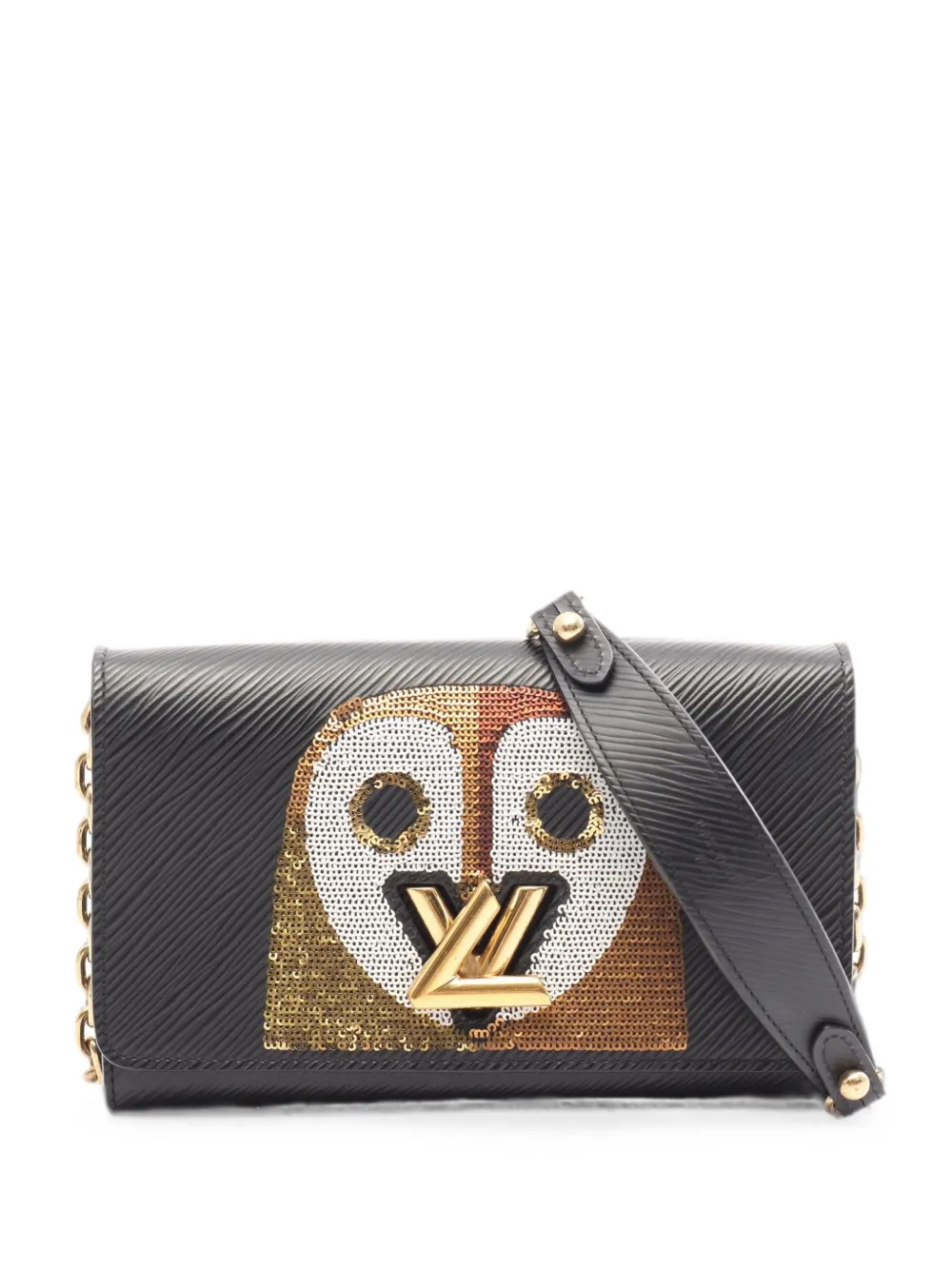 Louis Vuitton Pre-Owned 2016 Epi Twist chain mini bag - Black