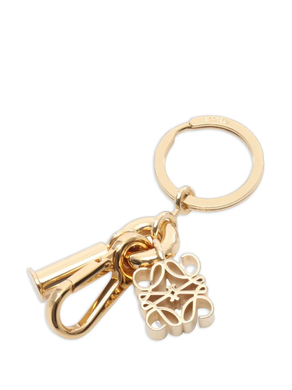 Loewe Pre-Owned Anagram key ring - Gold