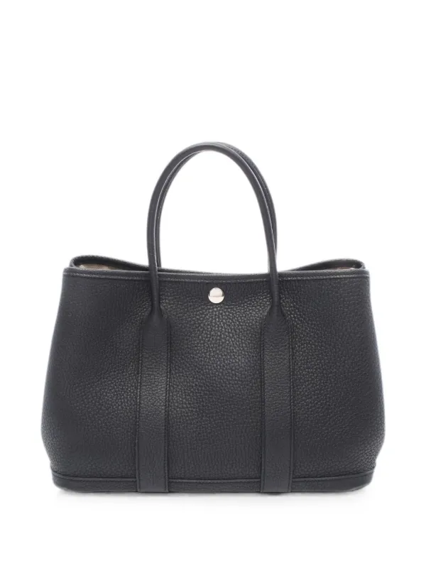 Hermès Pre-owned 2022 PM Garden Party Tote Bag in Black
