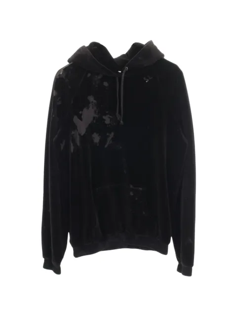 Saint Laurent Pre-Owned hoodie texturizada 2000