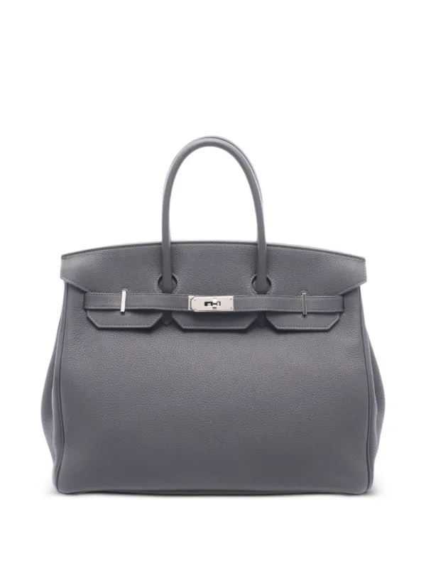 Hermès Pre-owned 2025 35 Birkin Togo Handbag in Grey