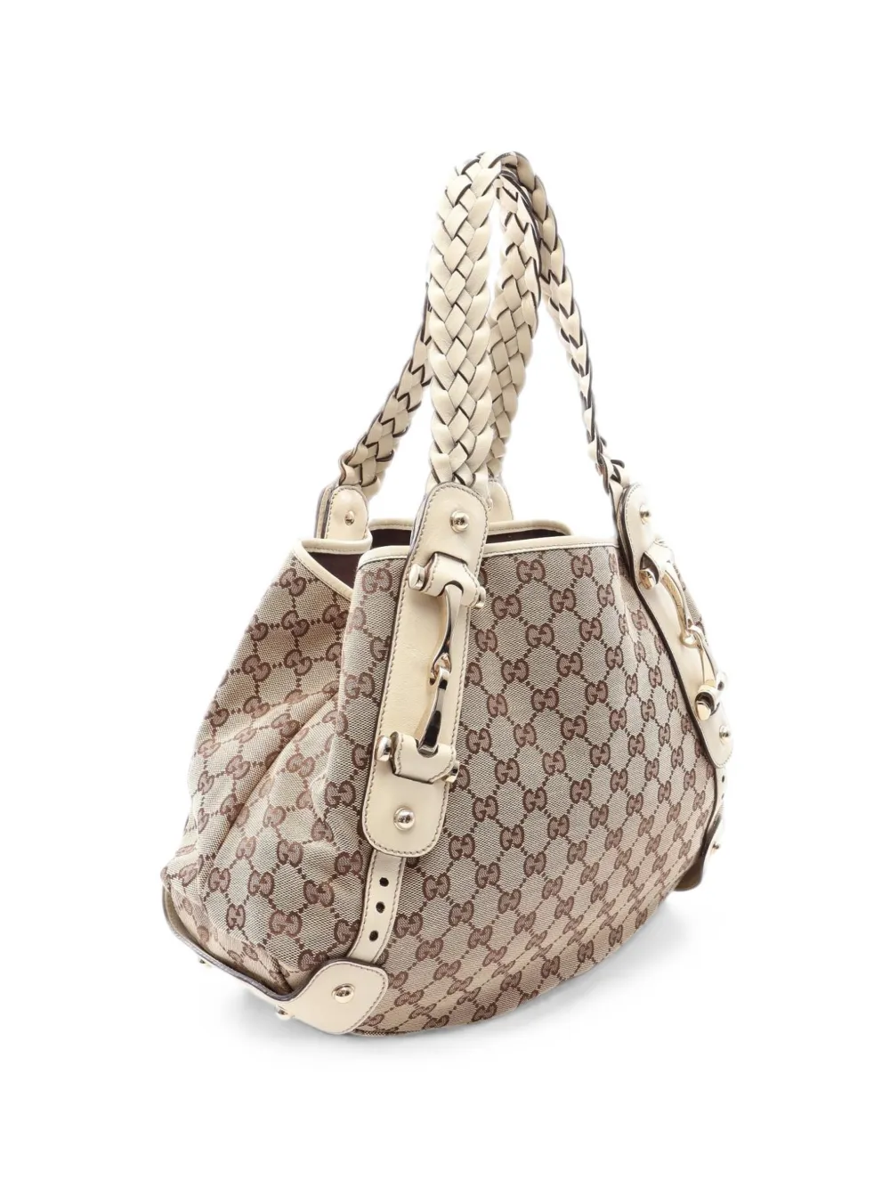 Gucci Pre-Owned 2010s GG canvas shoulder bag - Neutrals