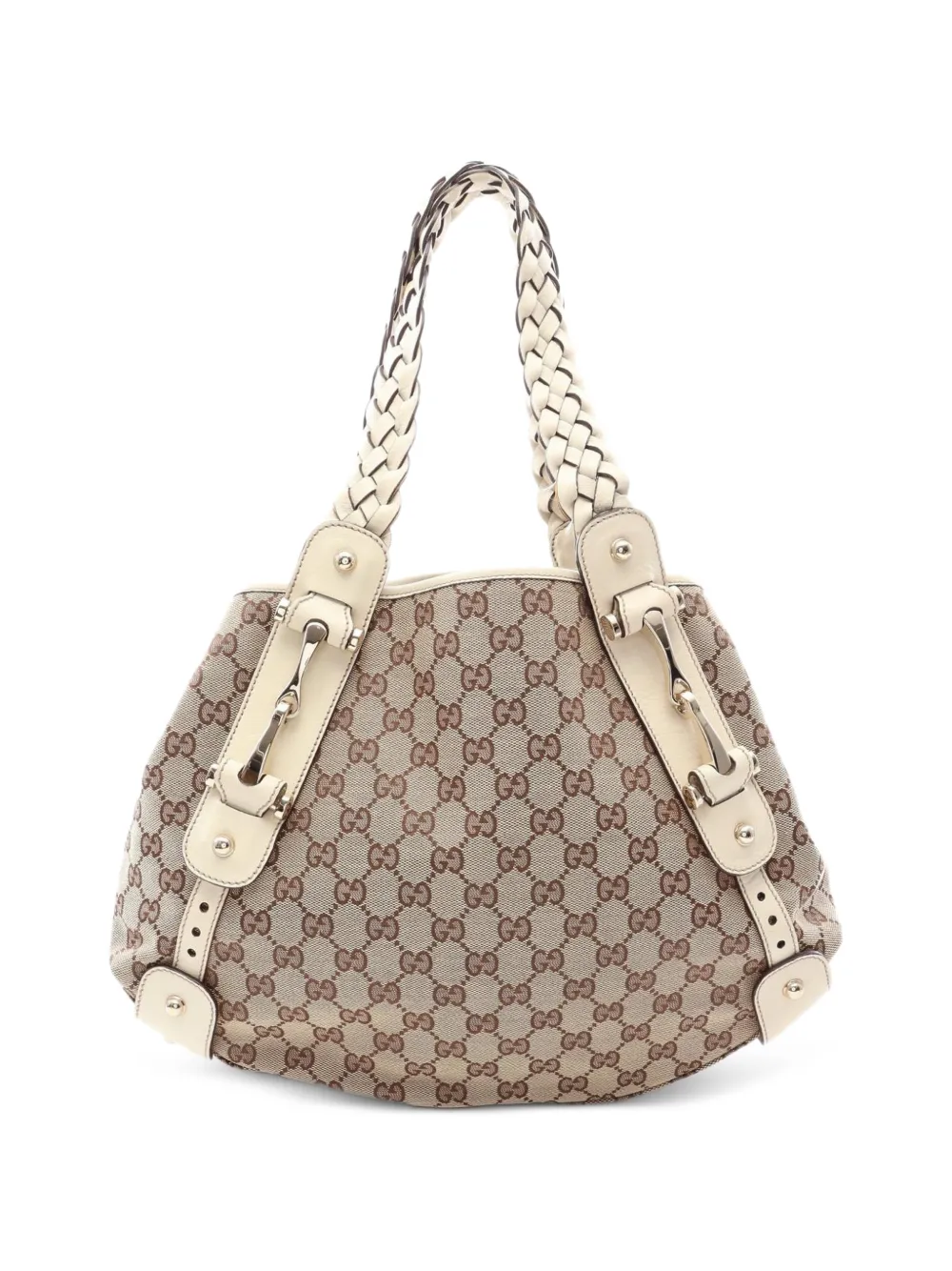 Gucci Pre-Owned 2010s GG canvas shoulder bag - Toni neutri