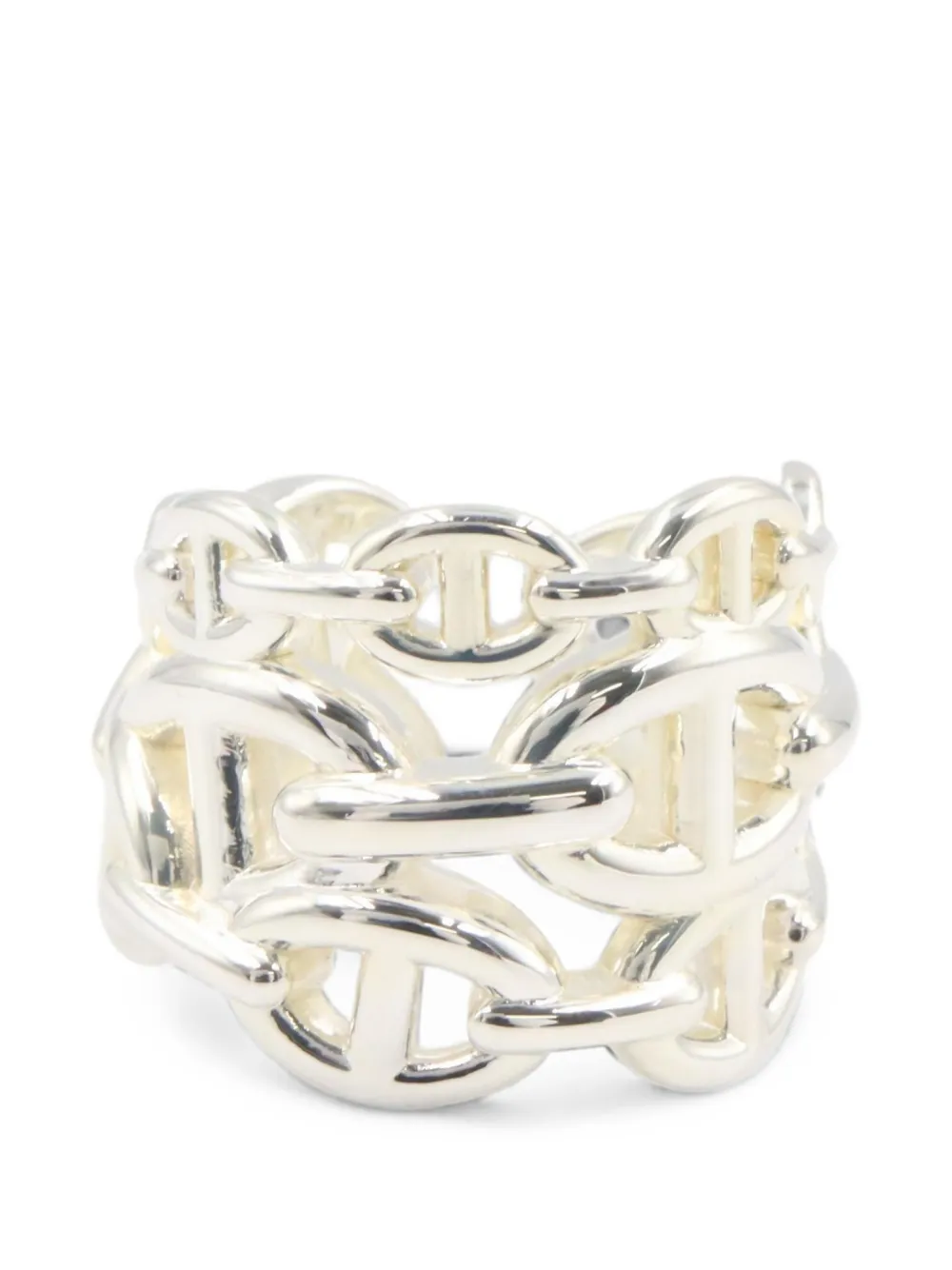Hermès Pre-Owned 2010s Chaîne d'Ancre Enchene GM ring - Silver