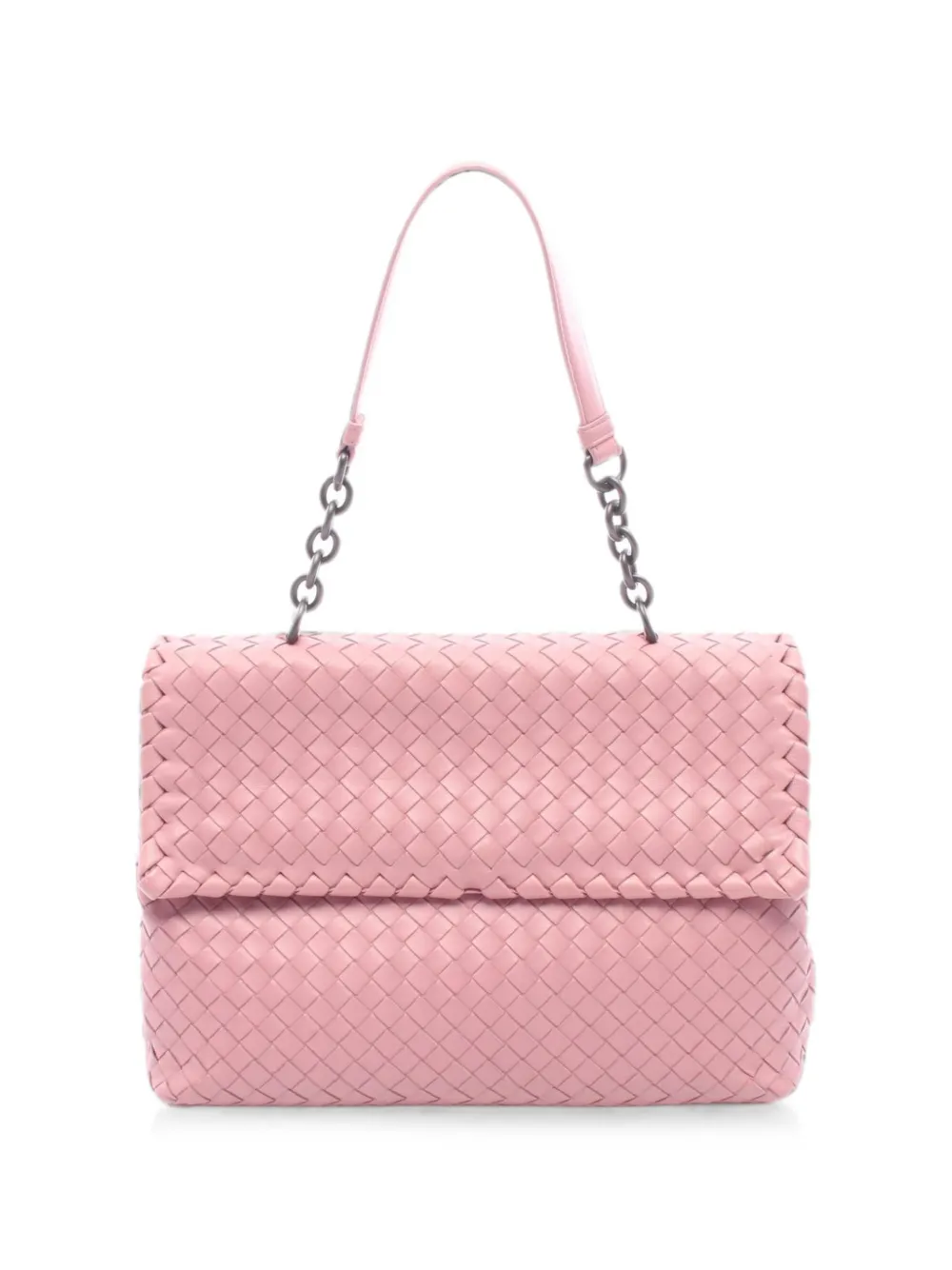 Bottega Veneta Pre-Owned 2010s Intrecciato shoulder bag - Pink