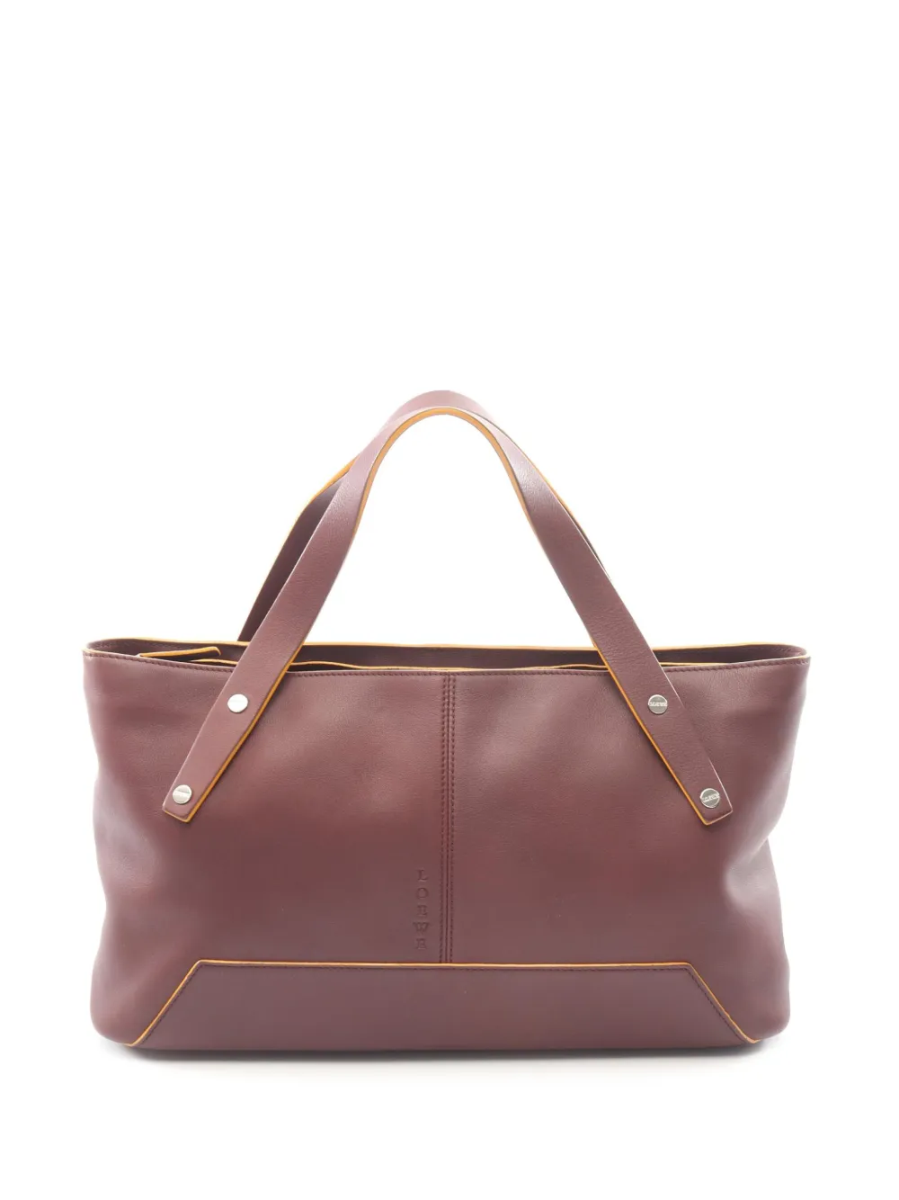 Loewe Pre-Owned 2010s leather handbag - Braun