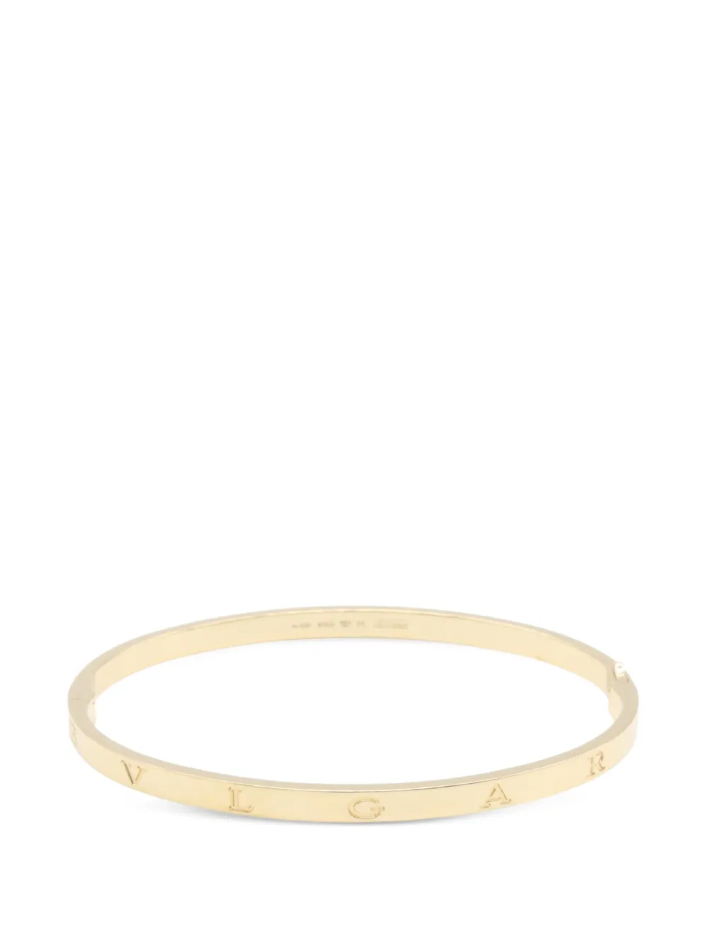 Bvlgari Pre-Owned 2010s B-zero1 engraved bracelet - Gold