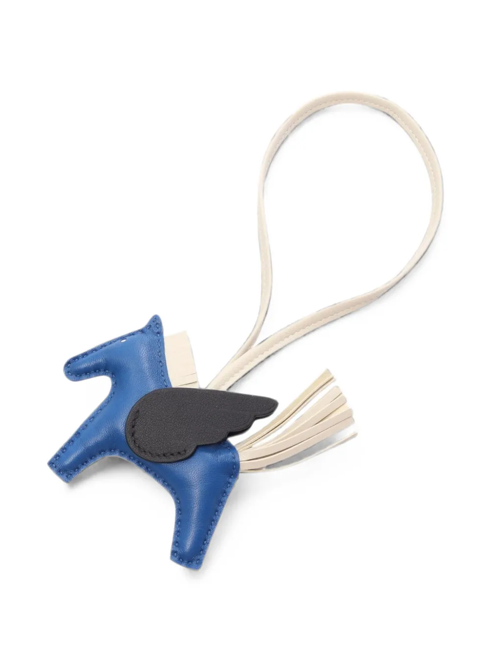 Hermès Pre-Owned 2022 PM Rodeo Pegasus bag charm - Blue