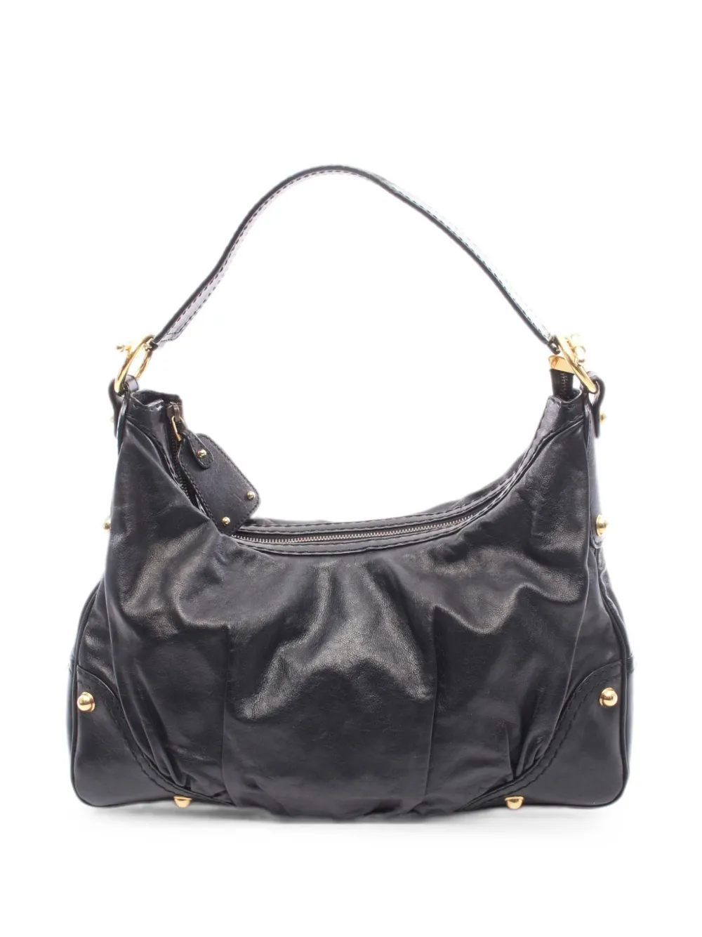 Gucci Pre-Owned 2010s leather shoulder bag - Nero