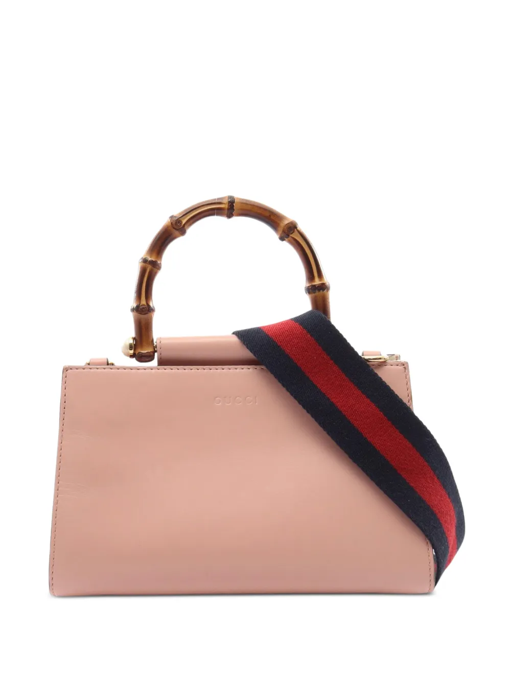 Gucci Pre-Owned 2010s Bamboo leather handbag - Rosa