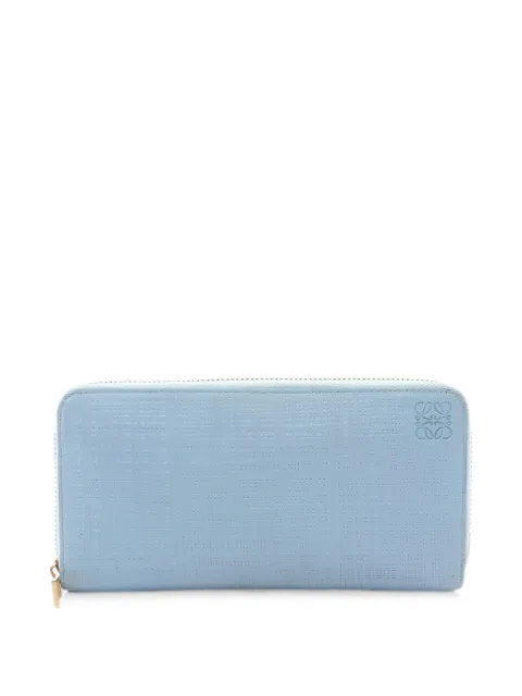 Loewe Pre-Owned cartera de lino con cremallera 2010