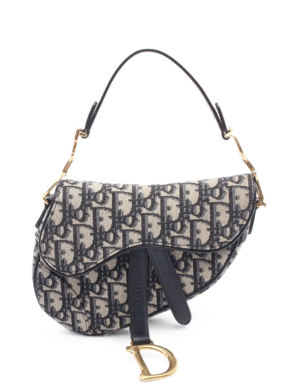 Christian Dior Pre-Owned 2010s Saddle Oblique handbag - Blue
