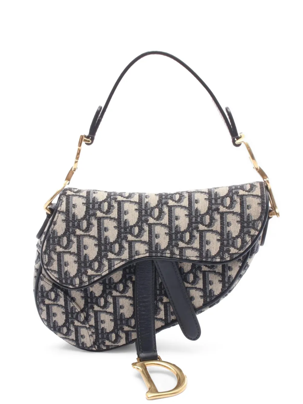 Christian Dior Pre-Owned 2010s Saddle Oblique handbag - Blau