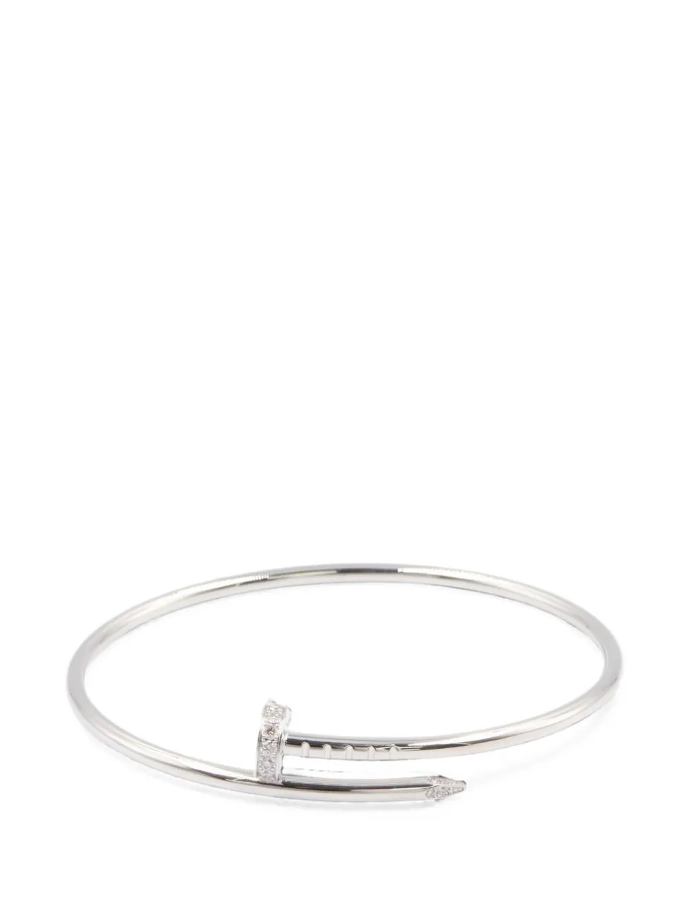 Cartier 2010s Juste un Clou diamond bracelet - Silber