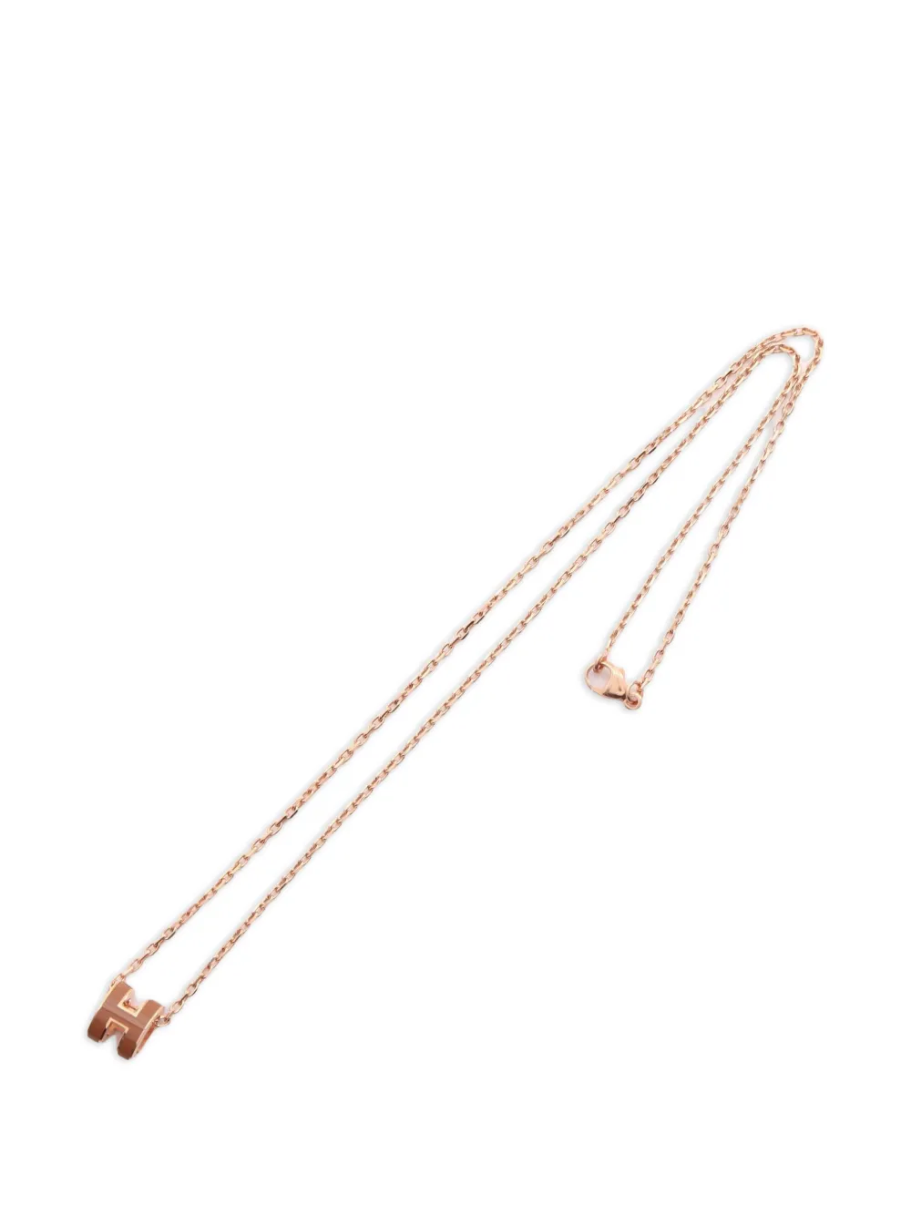Hermès Pre-Owned 2010s Mini Pop H necklace - Rosa