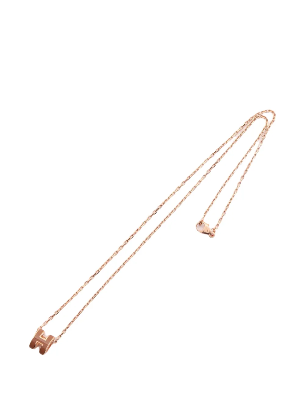 Hermès Pre-Owned 2010s Mini Pop H necklace - Rosa