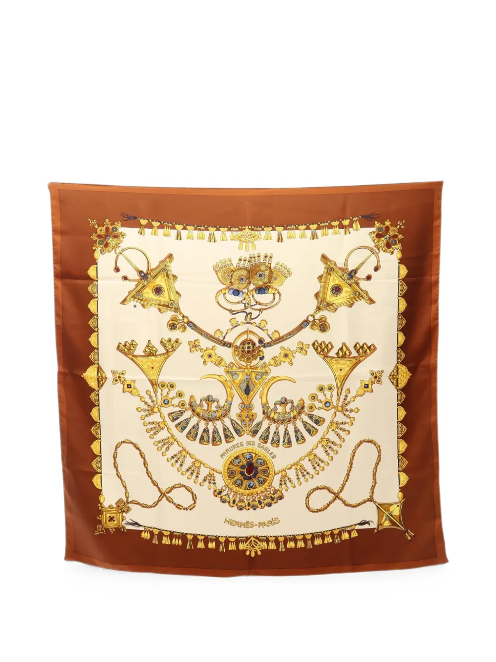 Hermès Pre-Owned 2000s Parures des Sables scarf - Nude