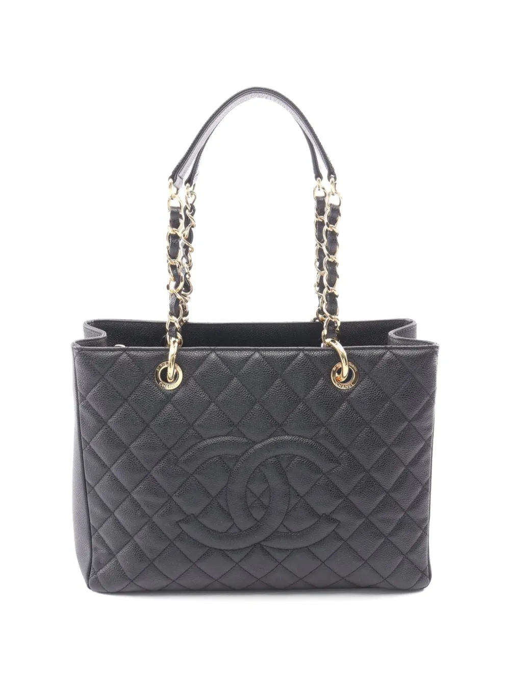 CHANEL Pre-Owned 2012-2013 Grand Shopping Matelassé tote bag - Nero