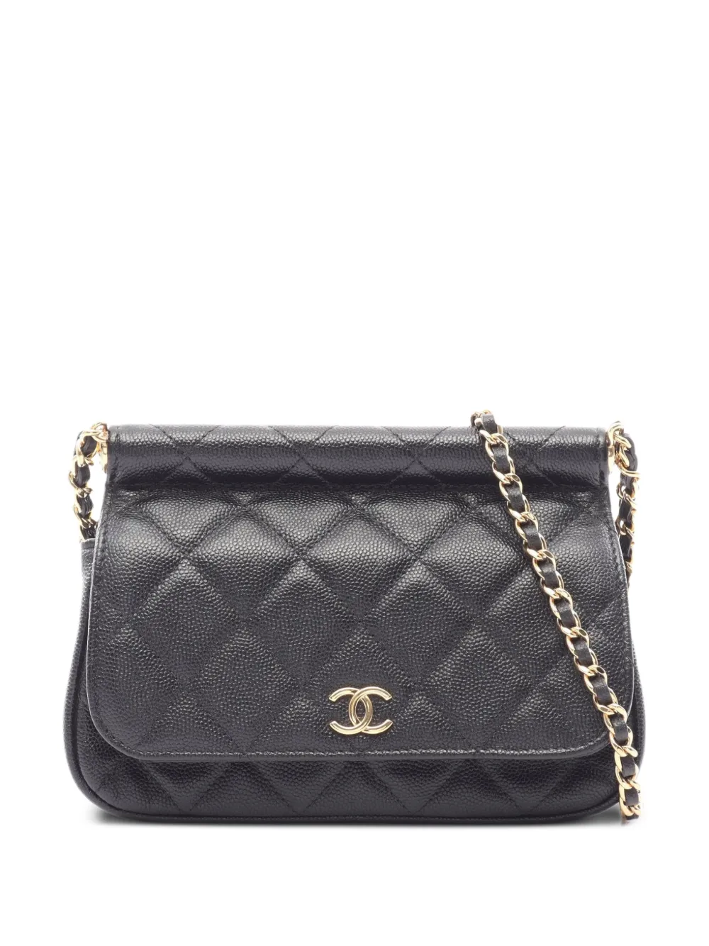 CHANEL Pre-Owned Matelassé leather shoulder bag - Nero