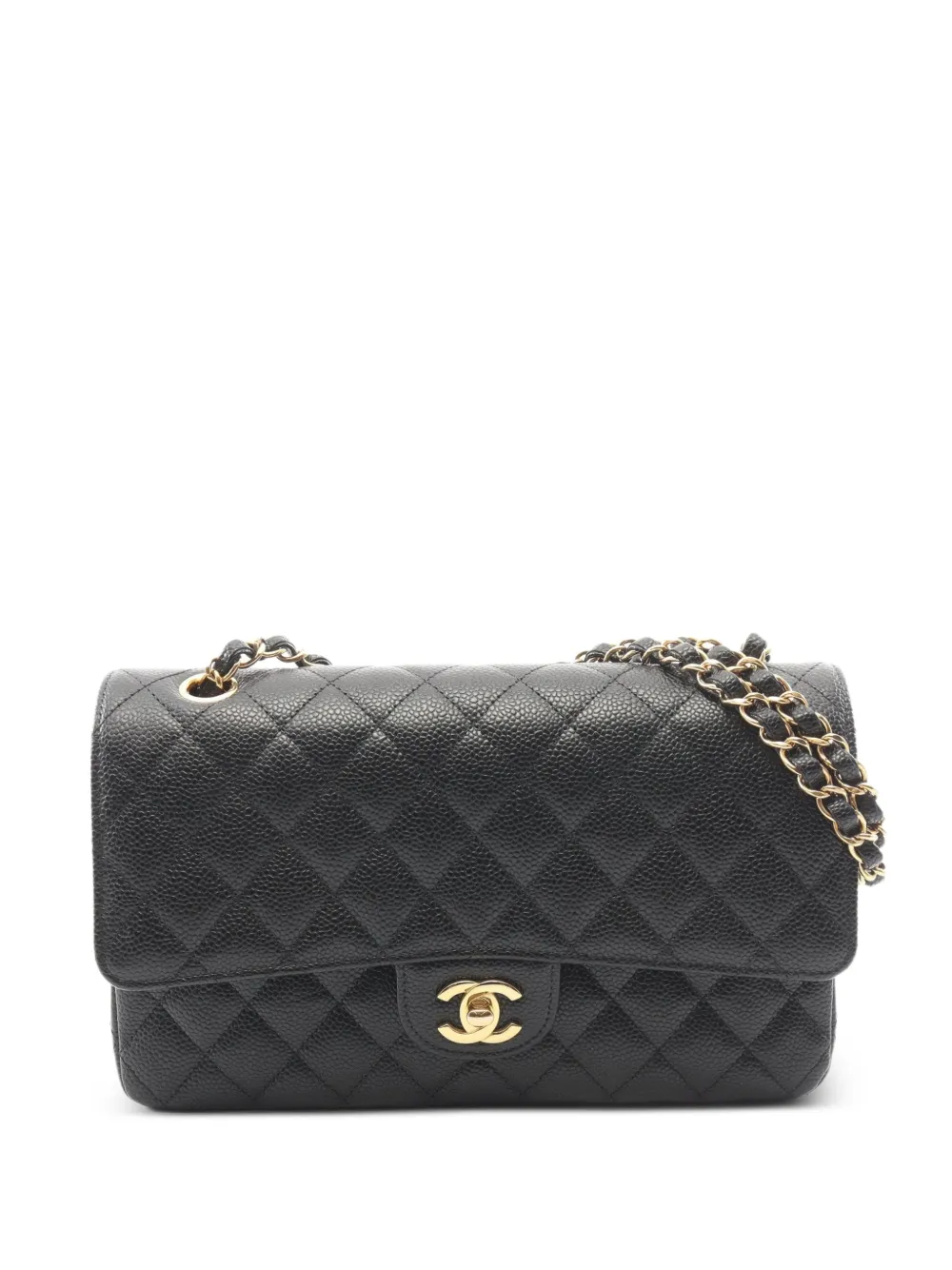 CHANEL Pre-Owned Classic Matelassé caviar leather shoulder bag - Nero