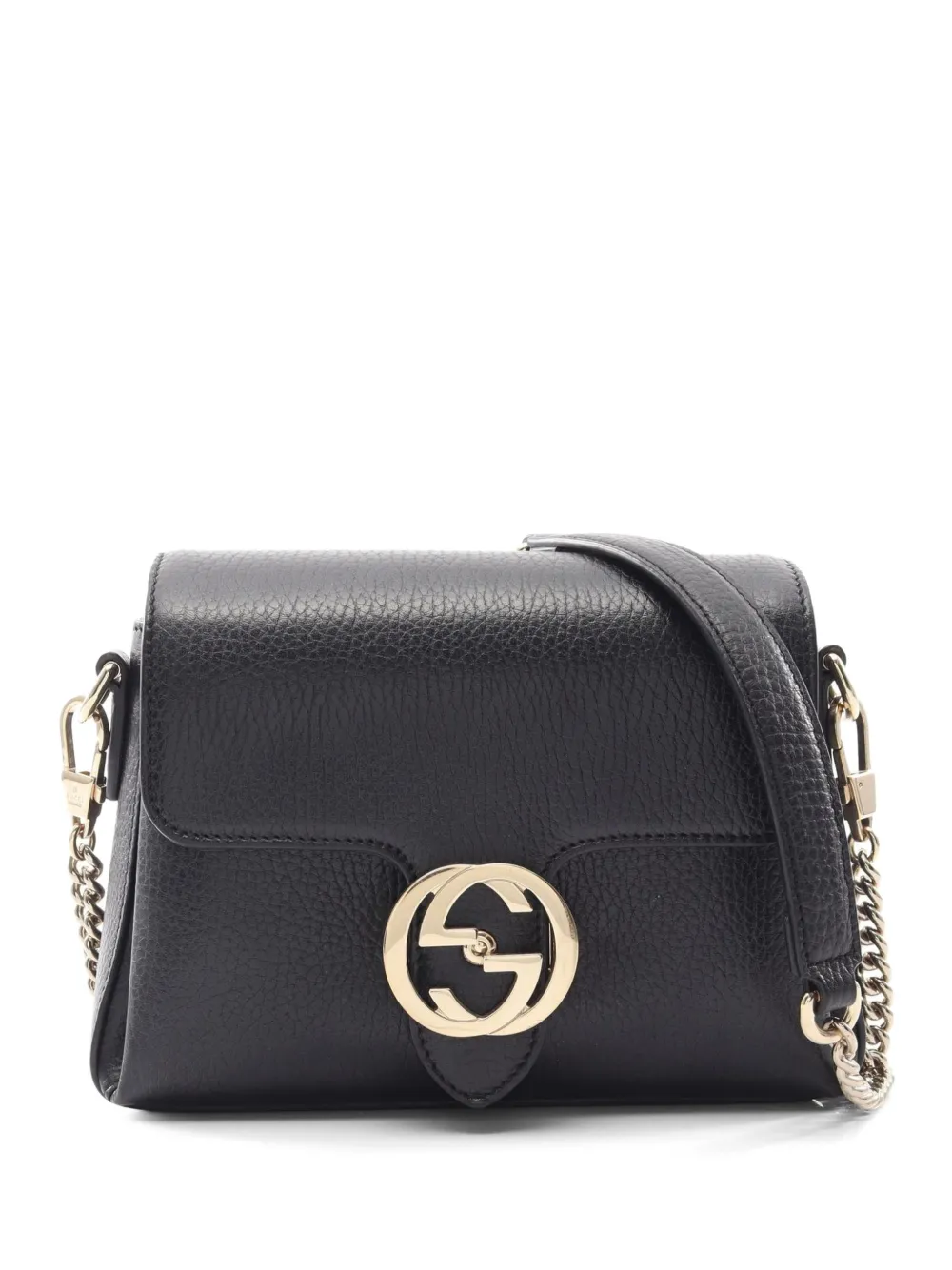 Gucci Pre-Owned 2010s Interlocking G chain shoulder bag - Schwarz
