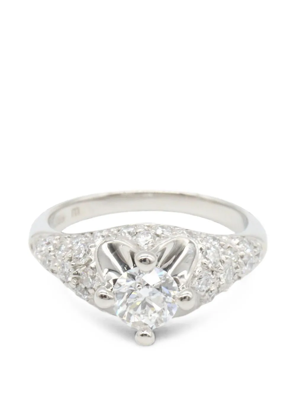 Bvlgari Pre-Owned 2010s Corona diamond ring - Silber