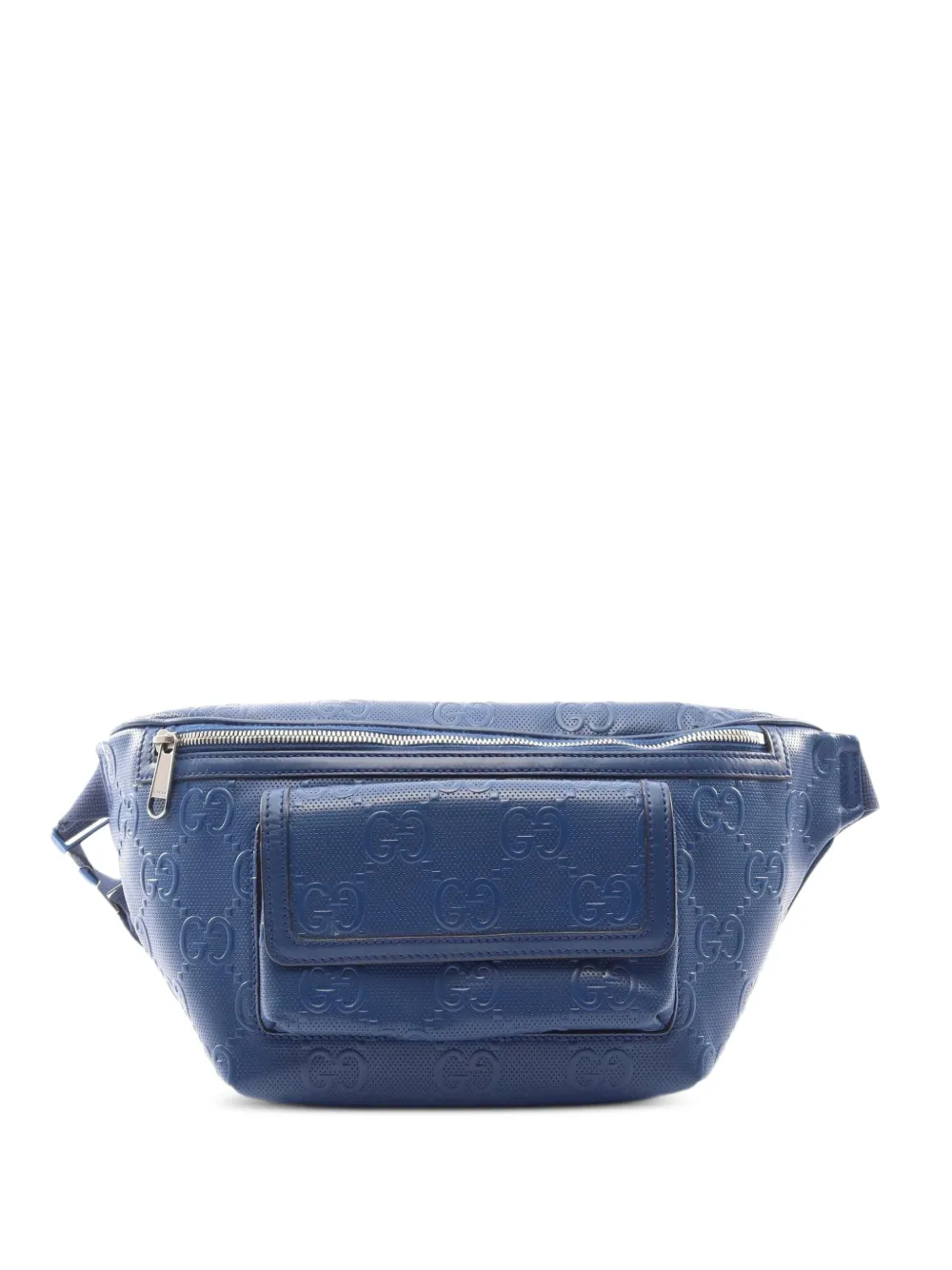Gucci Pre-Owned 2010s GG embossed belt bag - Blu
