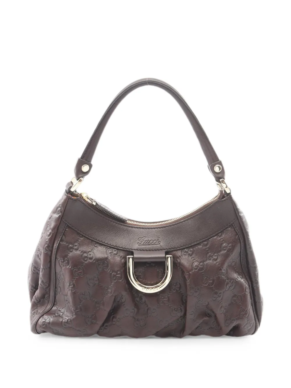 Gucci Pre-Owned 2010s Abby Guccissima shoulder bag - Brown