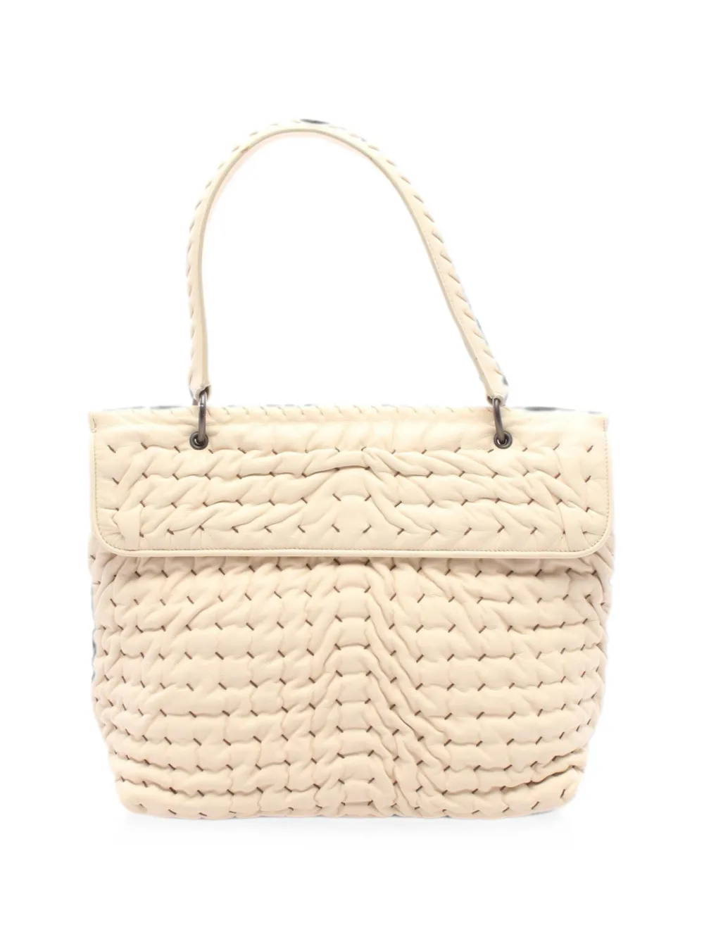Bottega Veneta Pre-Owned 2000s Intrecciato tote bag - Neutrals
