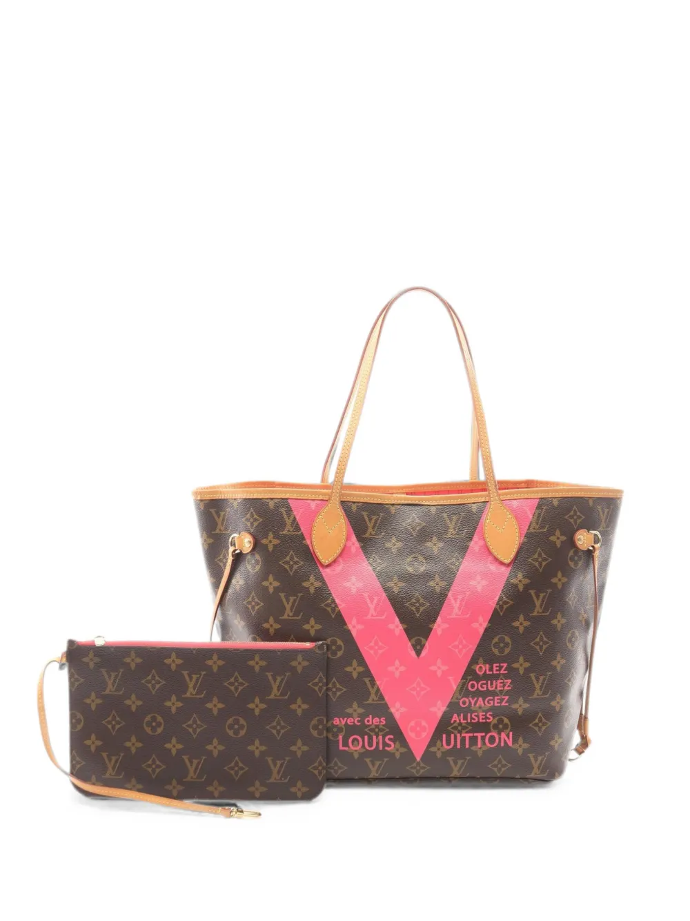 Louis Vuitton Pre-Owned 2015 Monogram Neverfull MM tote bag - Brown