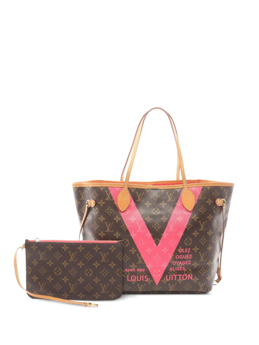 Louis Vuitton Pre-Owned 2015 Monogram Neverfull MM tote bag - Marrone