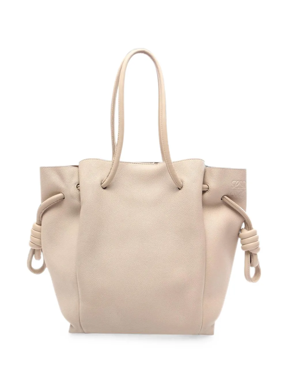 Loewe Pre-Owned 2000s Flamenco Knot tote bag - Nude