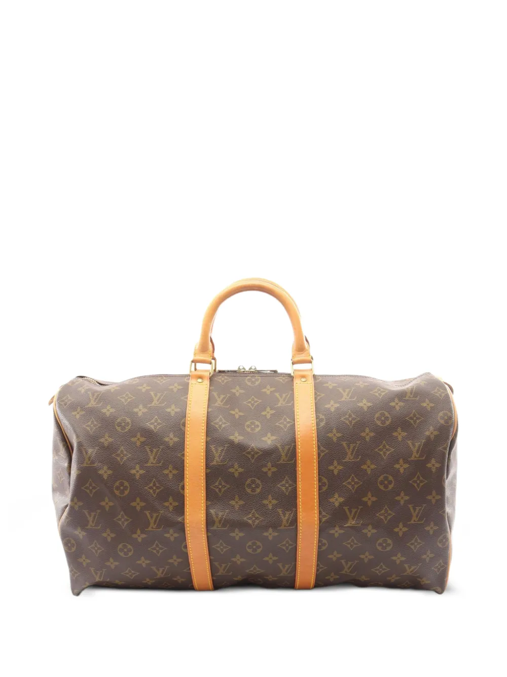Louis Vuitton Pre-Owned 1981 Keepall 50 Monogram satchel bag - Braun