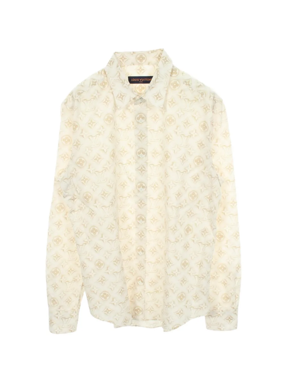 Louis Vuitton Pre-Owned 2000s Monogram Sand shirt - Bianco